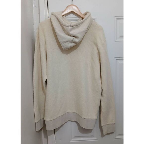 J wanderson mens large beige hoodie pullover sweatshirt cream - Picture 6 of 9